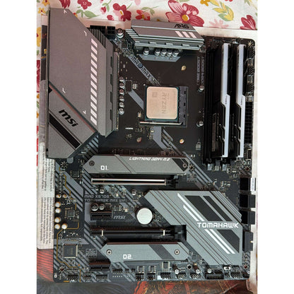 AMD Ryzen 9 5900X 12 Core 24 Threads + MSI MAG X570S Tomahawk MAX WiFi Gaming (Processor+motherboard) Used combo