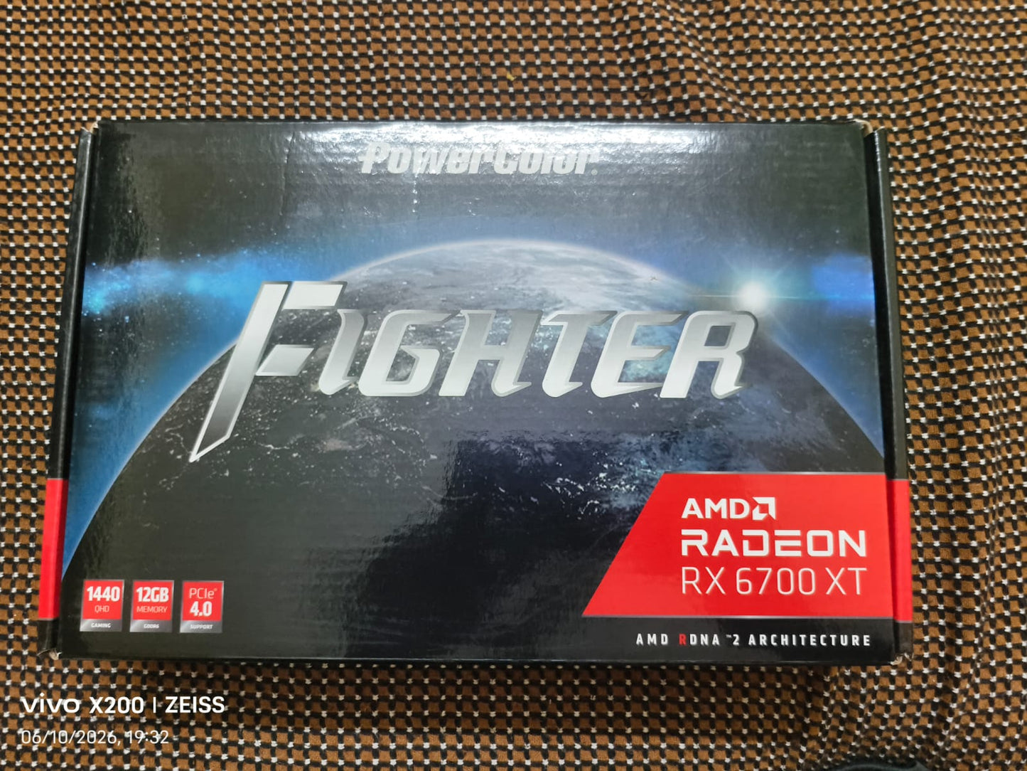POWERCOLOR Radeon RX 6700 XT Fighter 12GB Used GPU