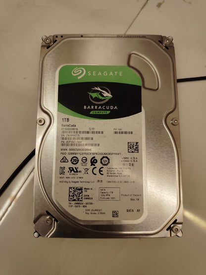 Seagate BarraCuda 1TB Internal HDD 3.5 inch  Used HDD