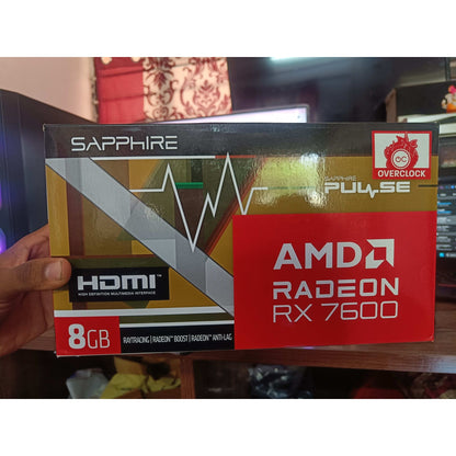 Sapphire Pulse AMD Radeon RX 7600 Gaming 8GB Used GPU - Computify.in