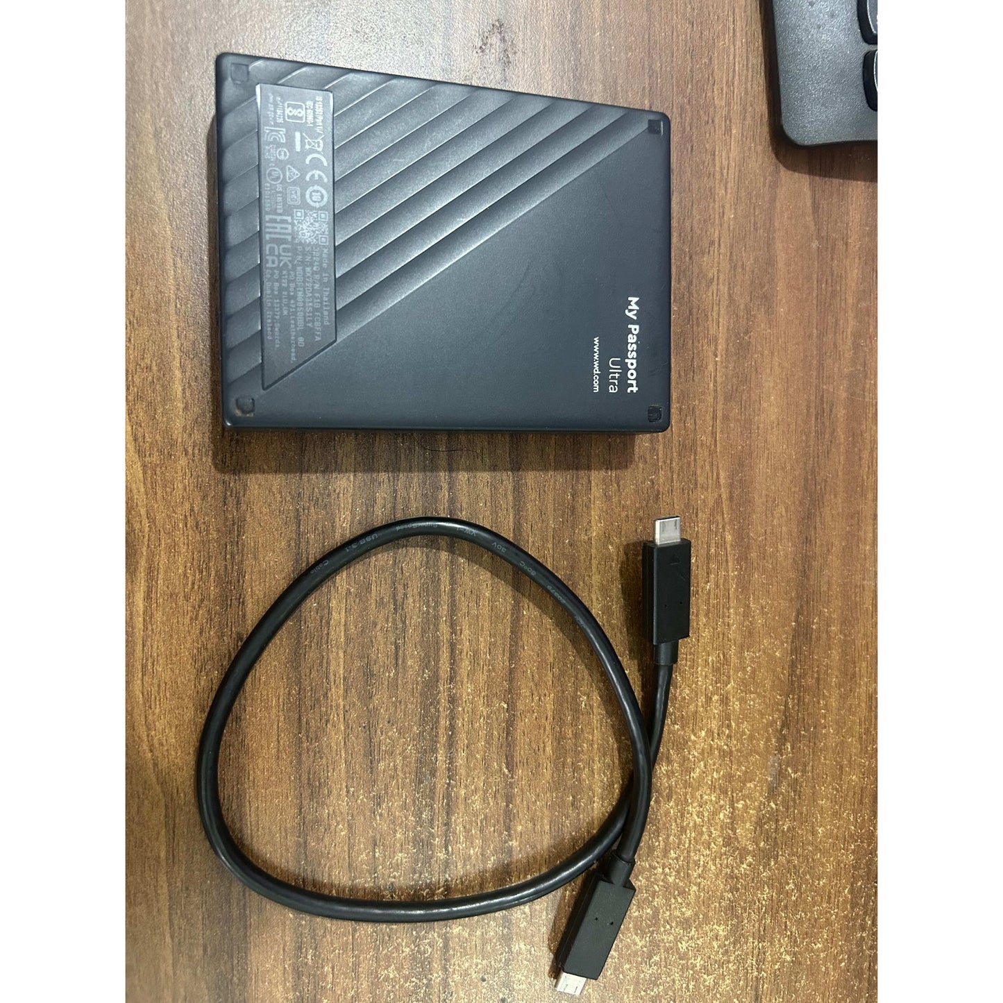 Western Digital WD 5TB My Passport Ultra Portable Hard Disk Metal Drive, USB-C & USB 3.1 External Used HDD