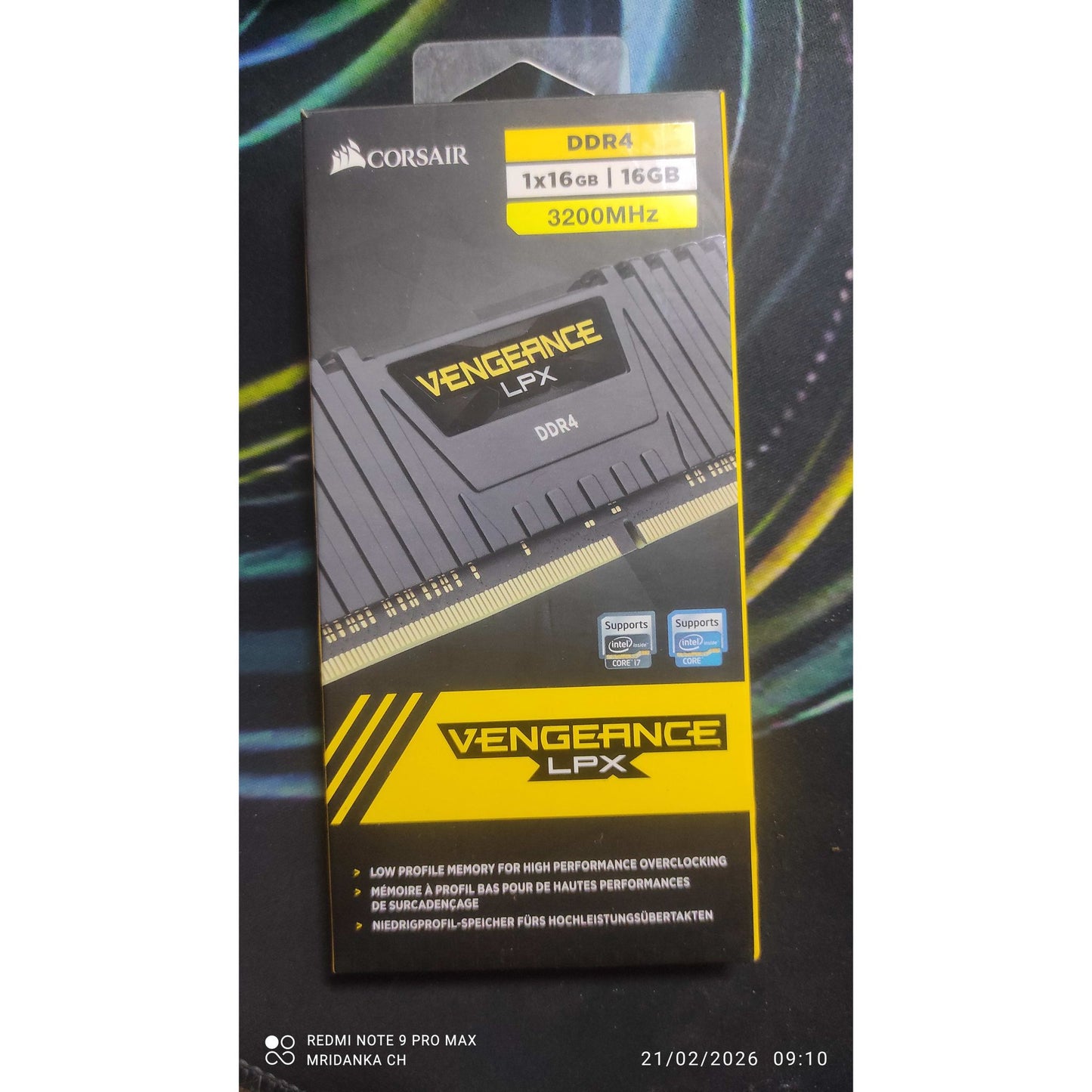 Corsair Vengeance LPX 16GB DDR4 3200MHZ C16 Used RAM - Computify.in