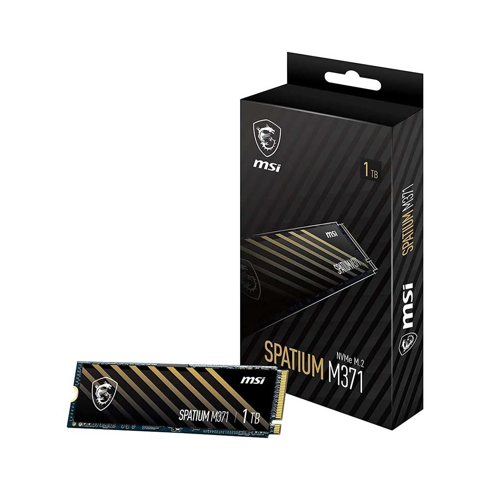 MSI SPATIUM M371 1TB Internal Gen3 NVMe M.2 (2280) SSD Used SSD