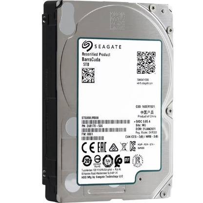 Seagate BarraCuda 5TB Internal HDD 2.5 inch  Used HDD