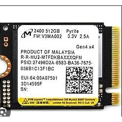Micron MU2 512GB M.2 NVMe Used SSD