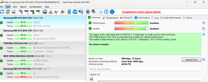 SAMSUNG 870 QVO SATA III 2.5" 2TB Internal SSD  Used SSD