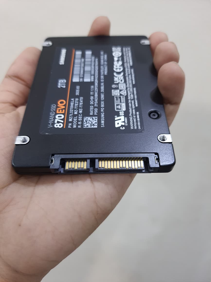SAMSUNG 870 EVO SATA III 2.5" 2TB Internal SSD  Used SSD