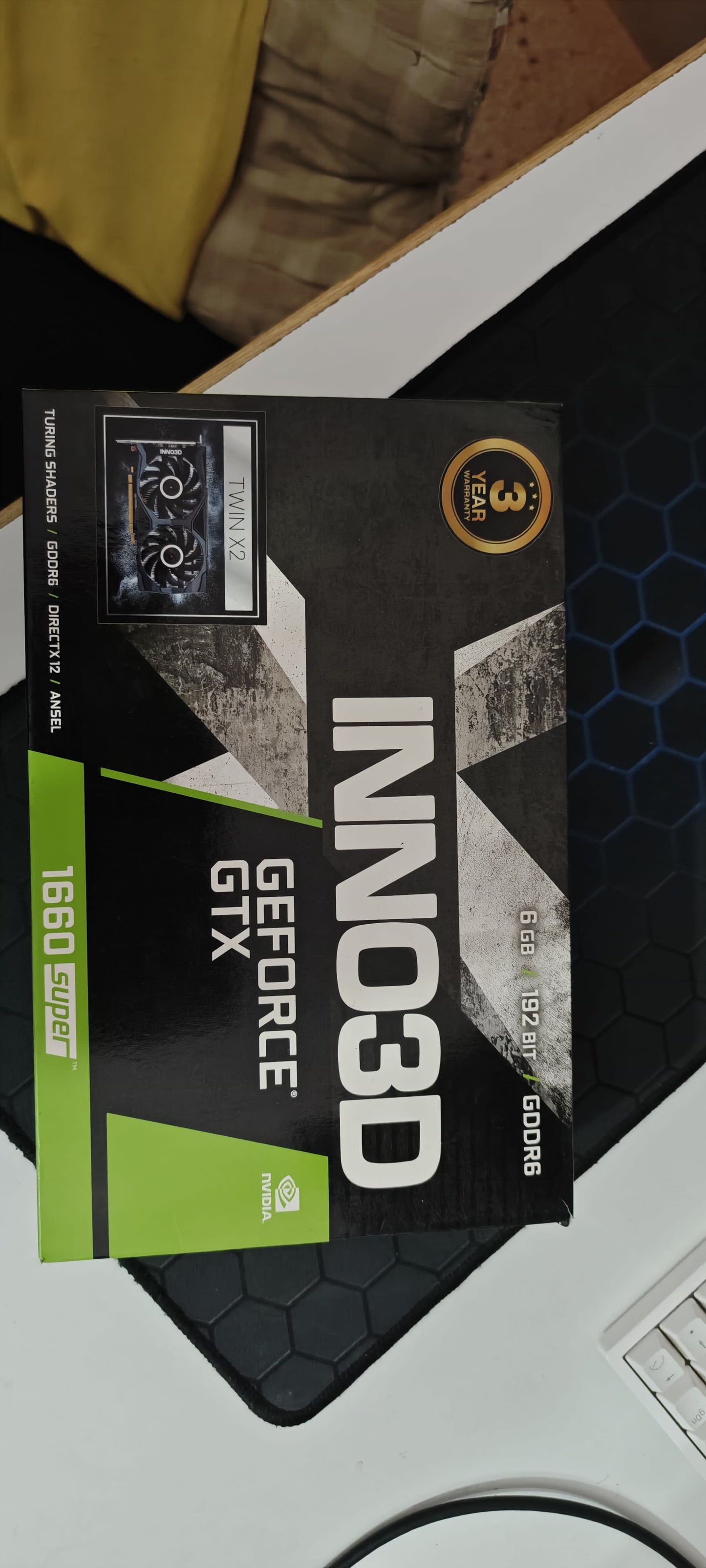 Inno3D GTX 1660 super 6gb GDDR6 Twin X2 (Used)