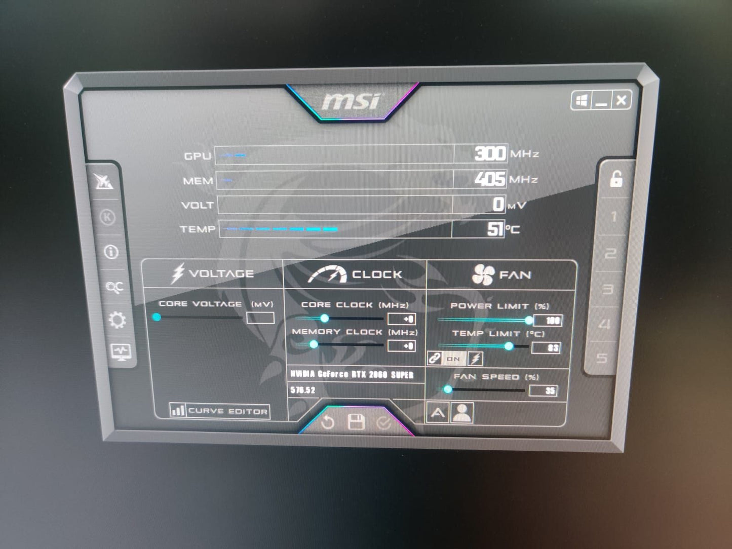GIGABYTE RTX 2060 SUPER 3X Windforce OC 8GB Used GPU