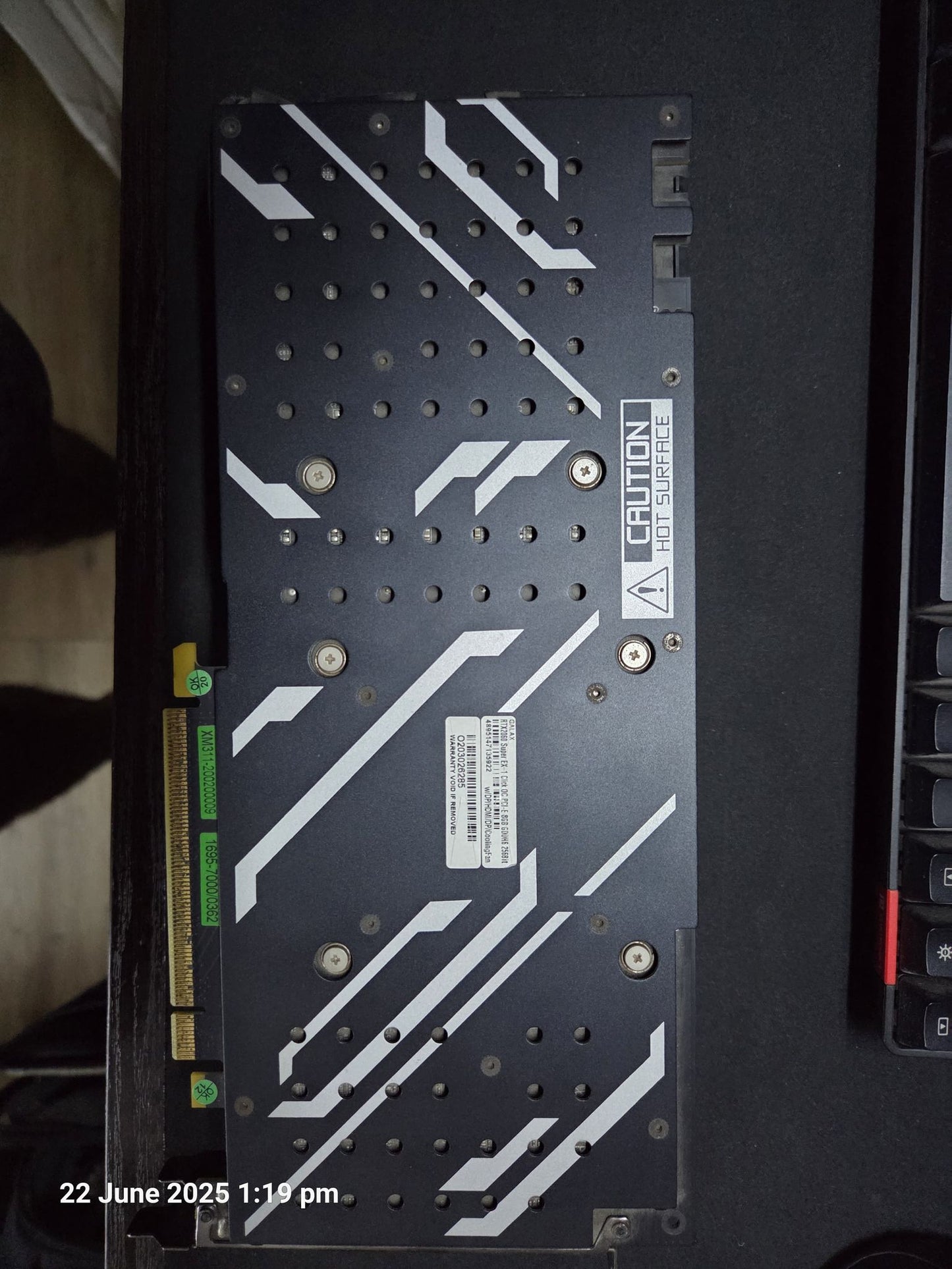 GALAX GeForce RTX 2060 Super EX (1-Click OC) 8GB Used GPU