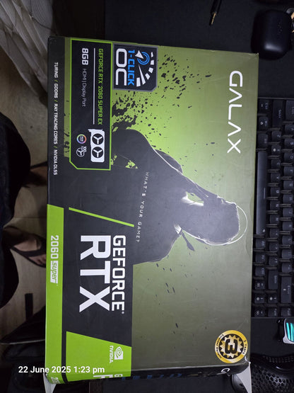 GALAX GeForce RTX 2060 Super EX (1-Click OC) 8GB Used GPU