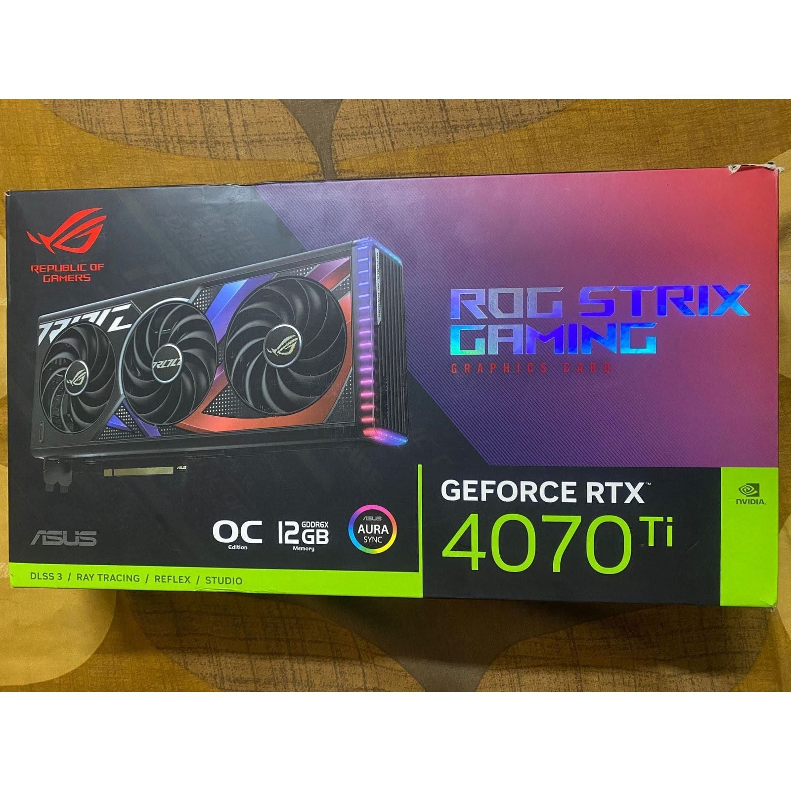 ASUS ROG Strix RTX 4070 Ti Oc Edition 12GB Used GPU - Computify.in