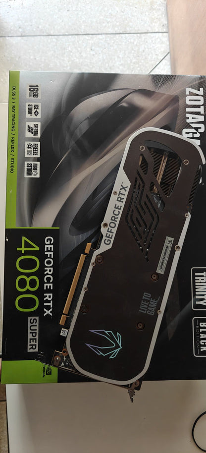 ZOTAC RTX 4080 SUPER Trinity Black Edition 16GB Used GPU