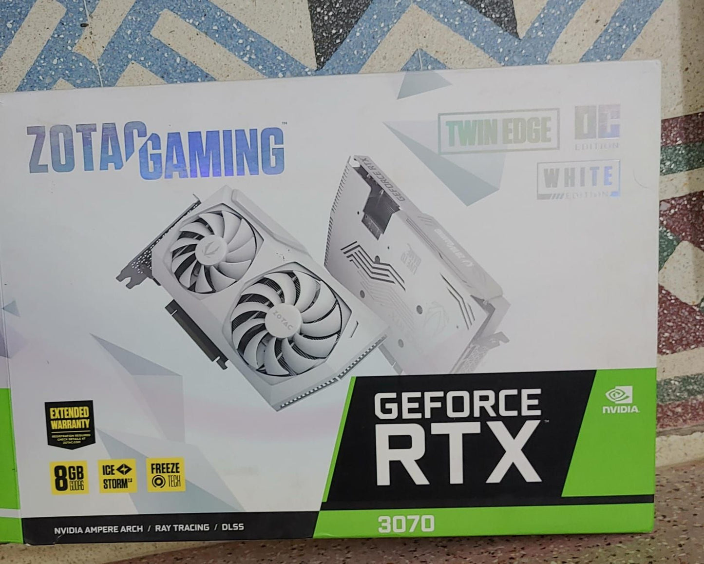 ZOTAC GAMING RTX 3070 Twin Edge OC White Edition 8GB Used GPU