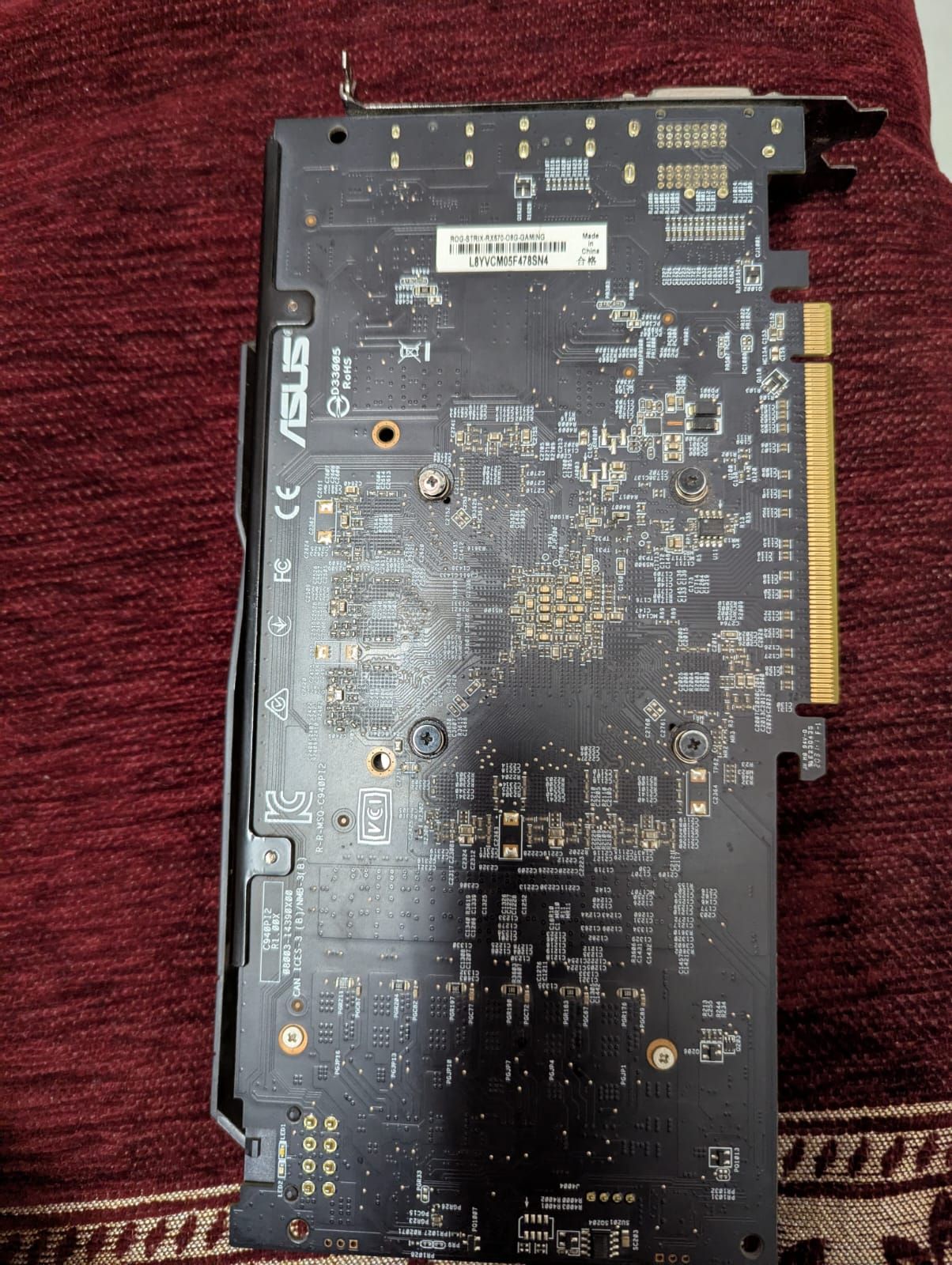 ASUS ROG Strix RX570 OC Edition 8GB Used GPU