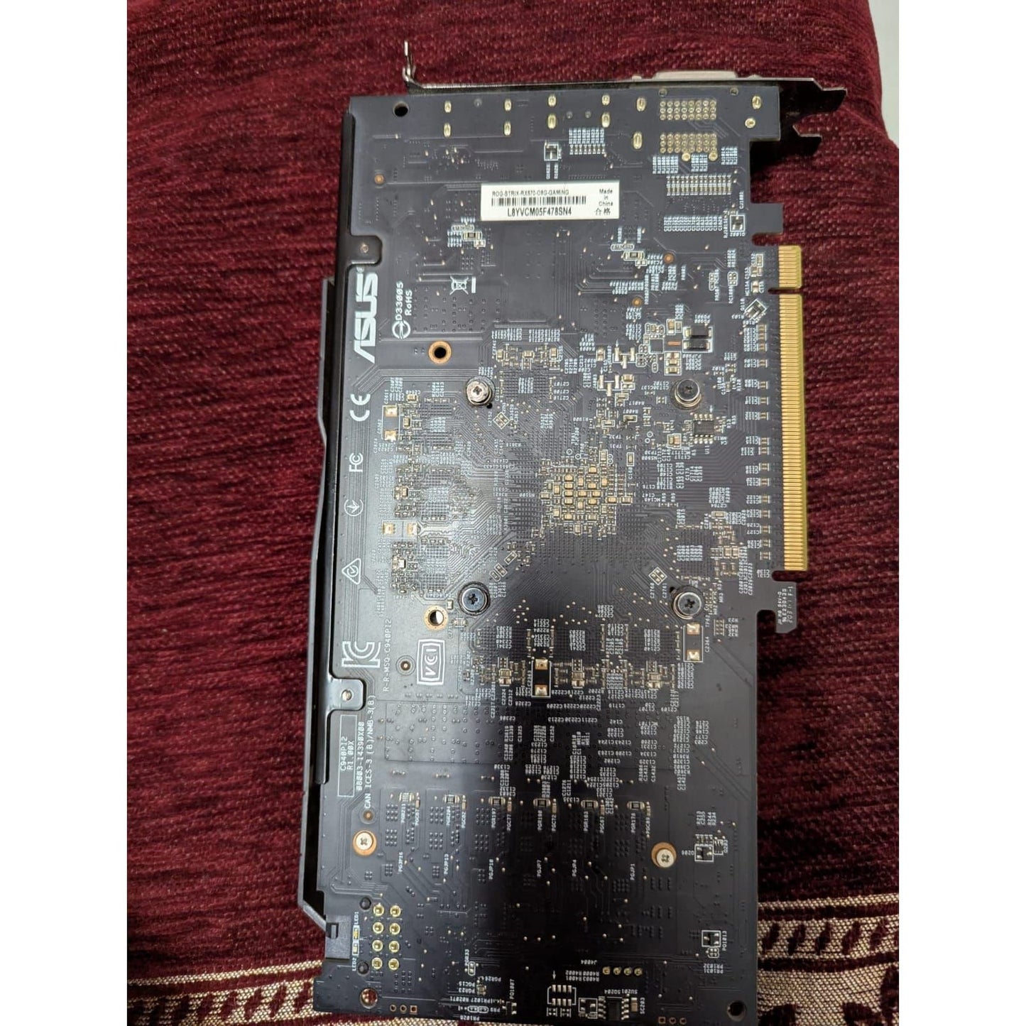 ASUS ROG Strix RX570 OC Edition 8GB Used GPU - Computify.in