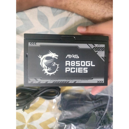 MSI MAG A850GL PCIE5 850 Watts Power Supply Used PSU - Computify.in