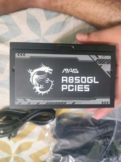 MSI MAG A850GL PCIE5 850 Watts Power Supply Used PSU