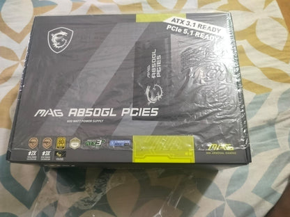 MSI MAG A850GL PCIE5 850 Watts Power Supply Used PSU