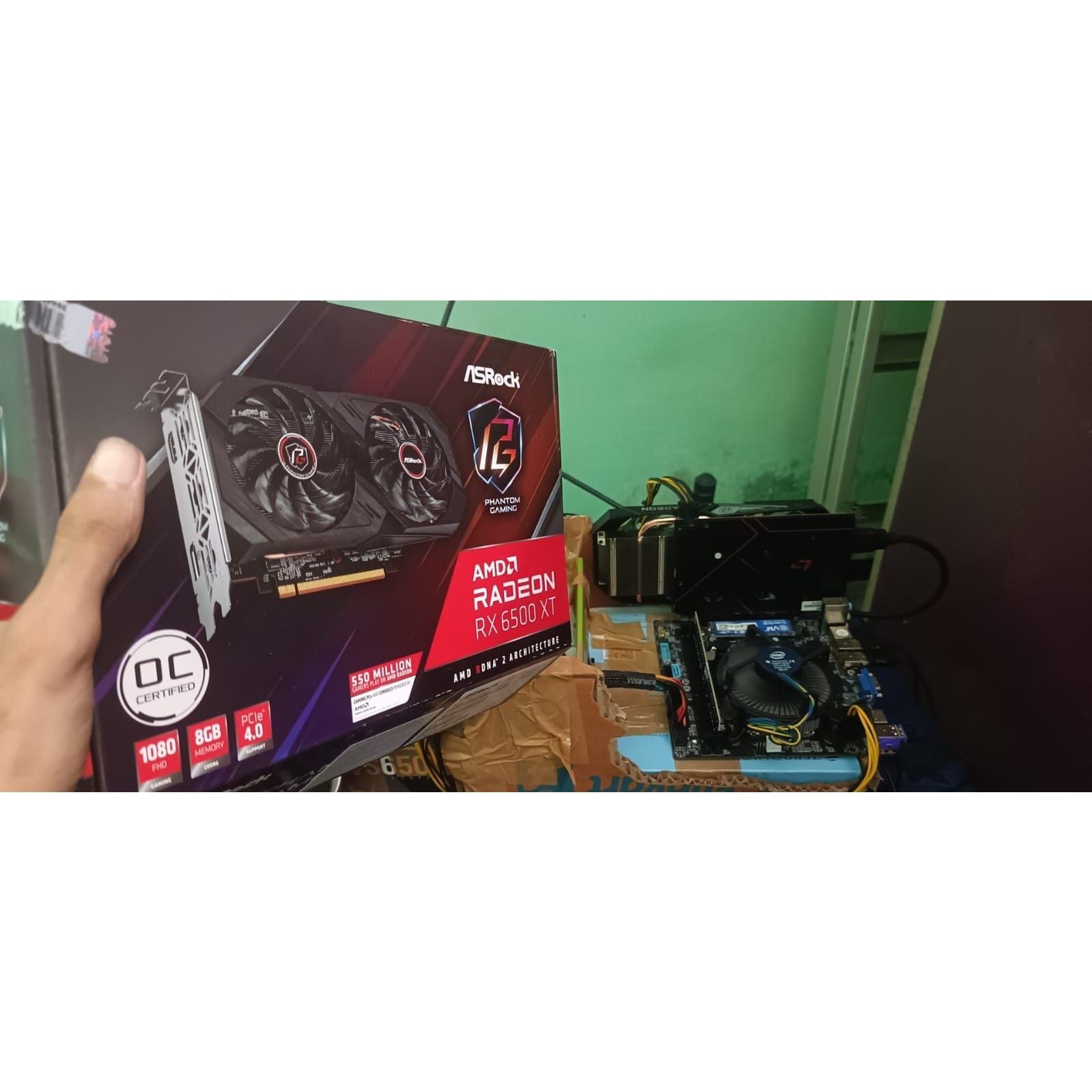ASRock Radeon RX 6500XT Phantom Gaming 8Gb Open Box GPU - Computify.in