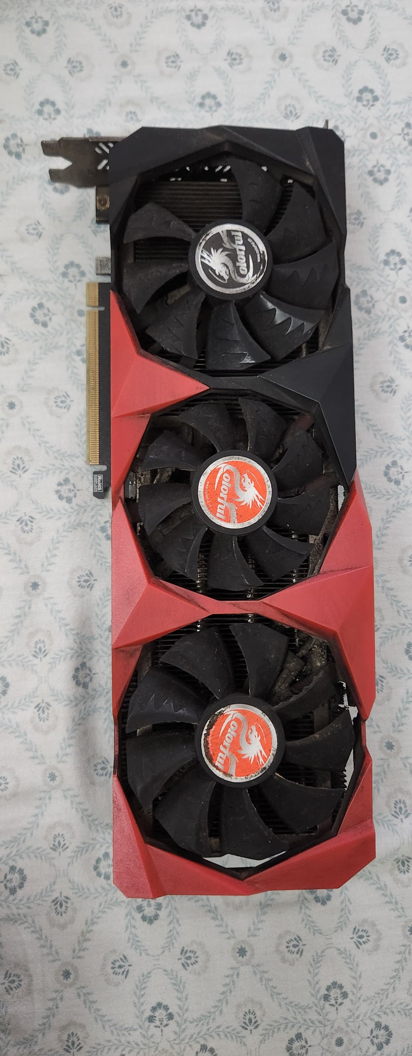 COLORFUL RTX 3070 NB Battle AX Triple Fan 8GB Used GPU