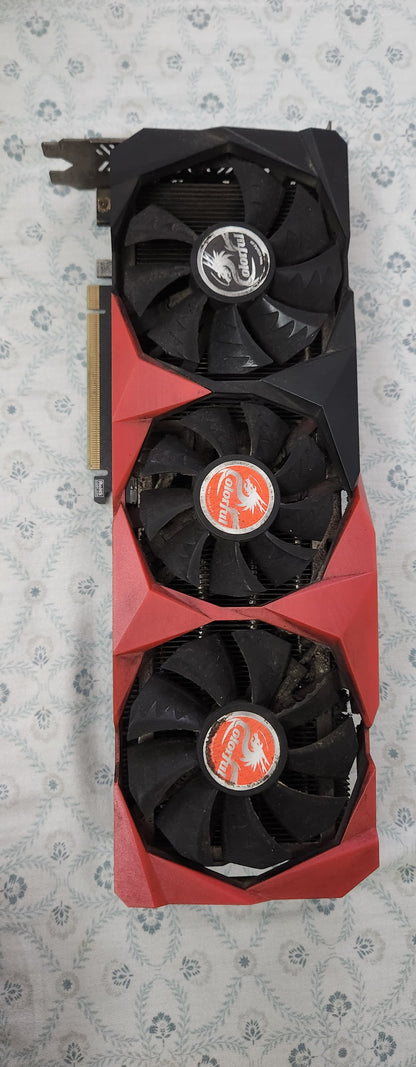 COLORFUL RTX 3070 NB Battle AX Triple Fan 8GB Used GPU