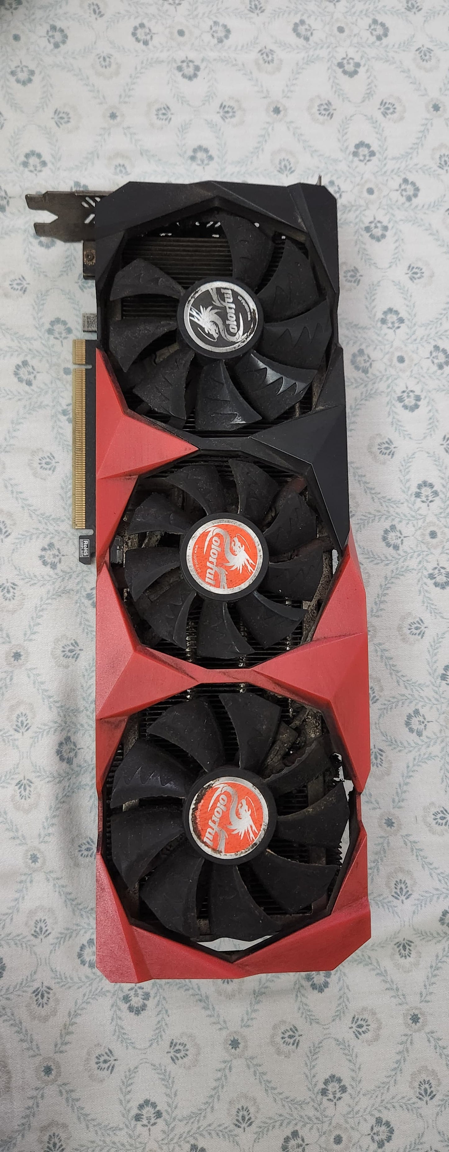COLORFUL RTX 3070 NB Battle AX Triple Fan 8GB Used GPU