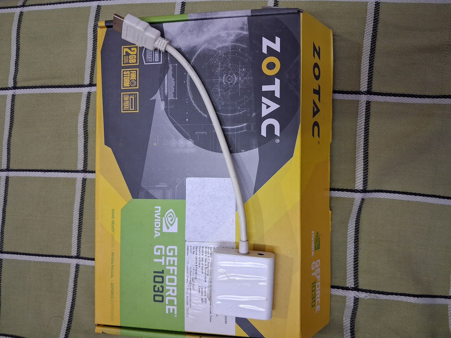 Zotac Gaming GT 1030 2GB Used GPU