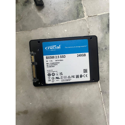 Crucial BX500 240GB up to 540 MB/s SATA (2.5-inch) Used SSD - Computify.in