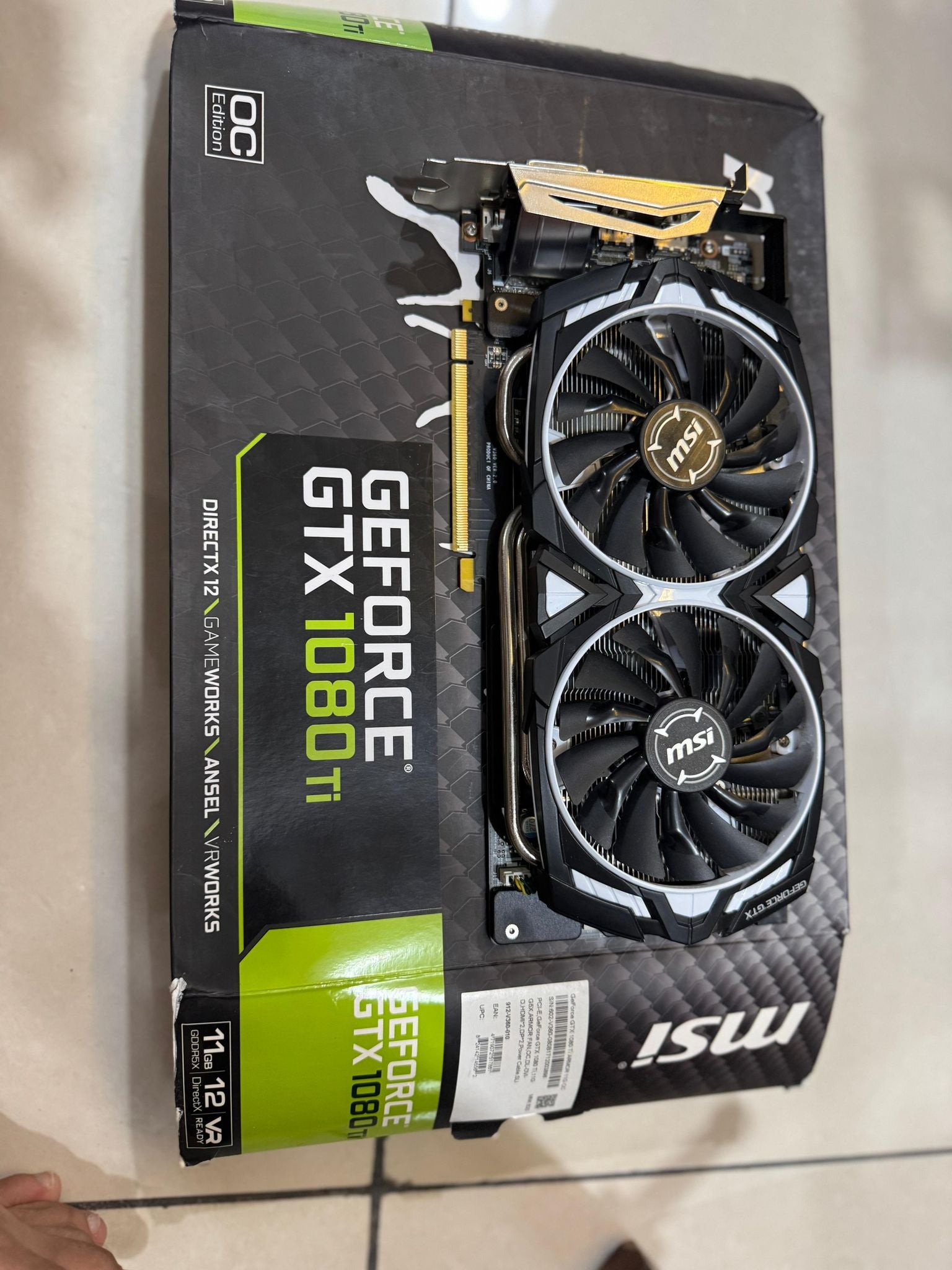 PCパーツ MSI GeForce GTX 1660 Ti ARMOR 6G MSI GeForce GTX 1660 Graphics Card GTX 1660 ARMOR 6G OC