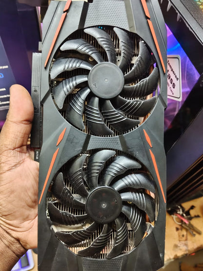GIGABYTE RX 580 Gaming 2X Windforce Fans 8GB Used GPU