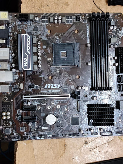 MSI B450M Pro-Vdh Max Gaming Used Motherboard