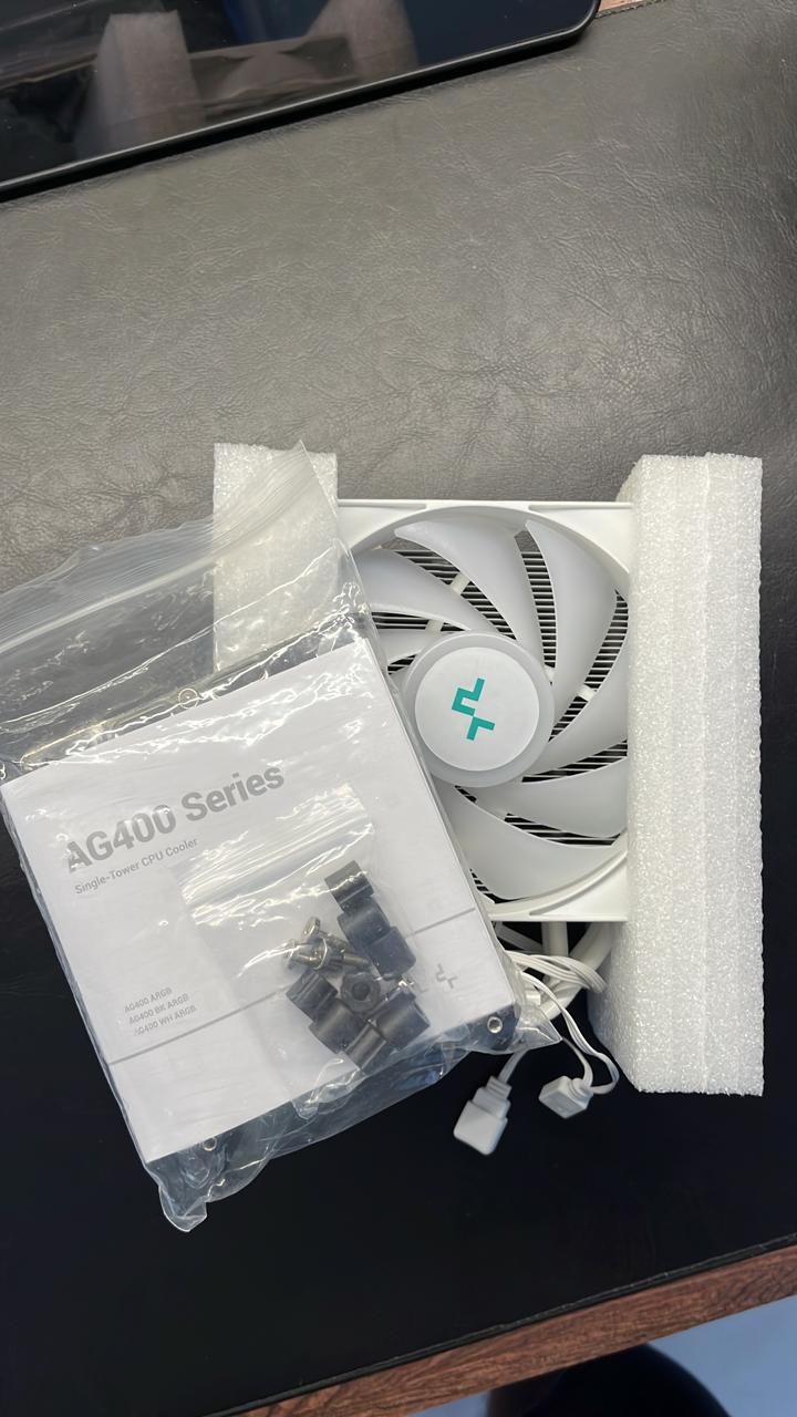Deepcool AG400 WH ARGB CPU Air Cooler New, Open Box CPU Cooler