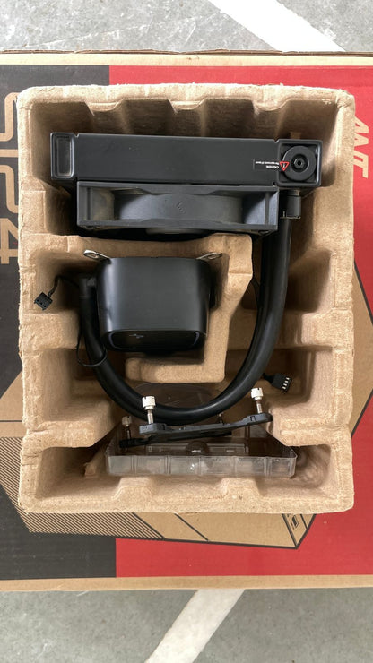 DeepCool LE300 120mm LED Lighting Anti-Leak Technology Liquid CPU Cooler AIO Used CPU Cooler
