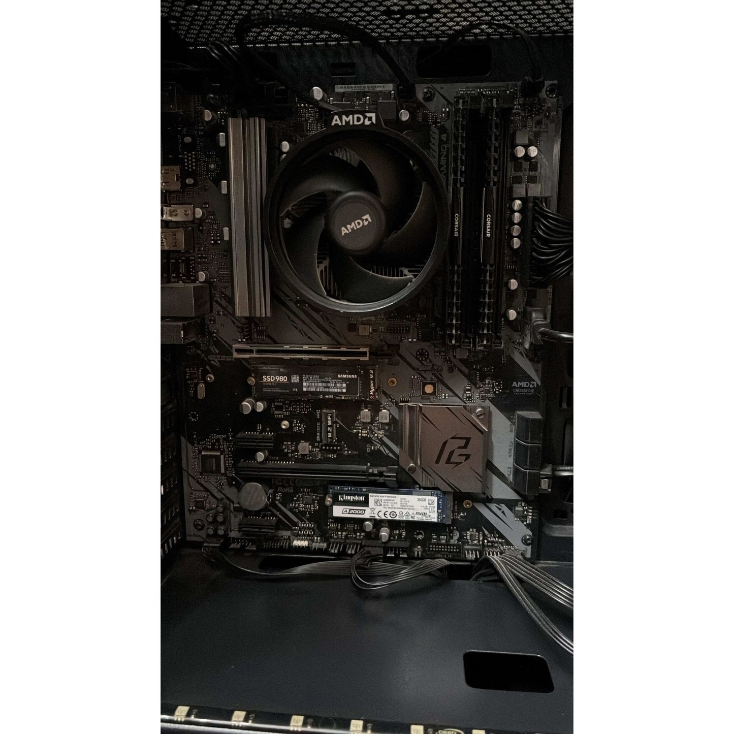 AMD Ryzen 5 3600 + ASRock B550 Phantom Gaming 4 AC (Processor+Motherboard) COMBO Used