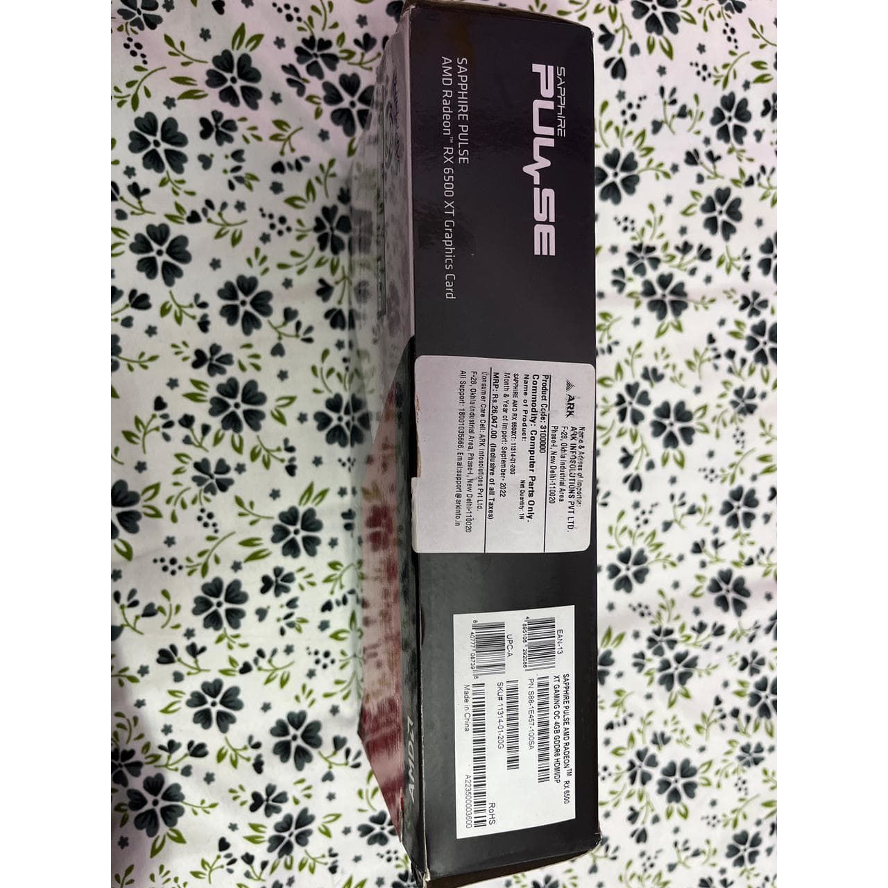 Sapphire Pulse AMD Radeon RX 6500 XT New, Open Box GPU