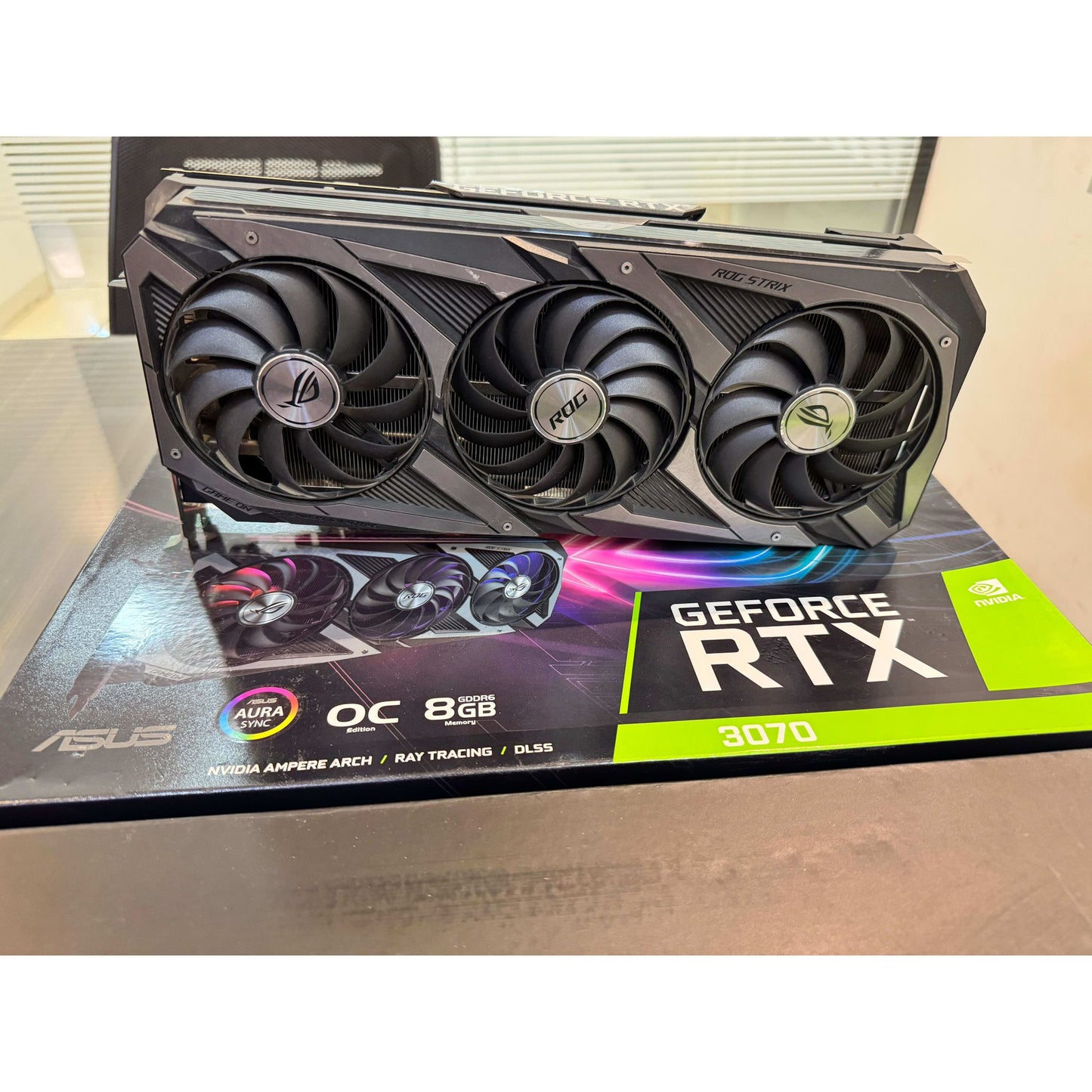 ASUS ROG STRIX RTX 3070 GAMING Triple Fan 8GB Used GPU