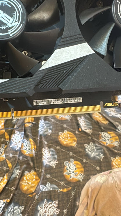 ASUS GeForce GTX 1650 Overclocked Dual Fan Edition 4GB Used GPU