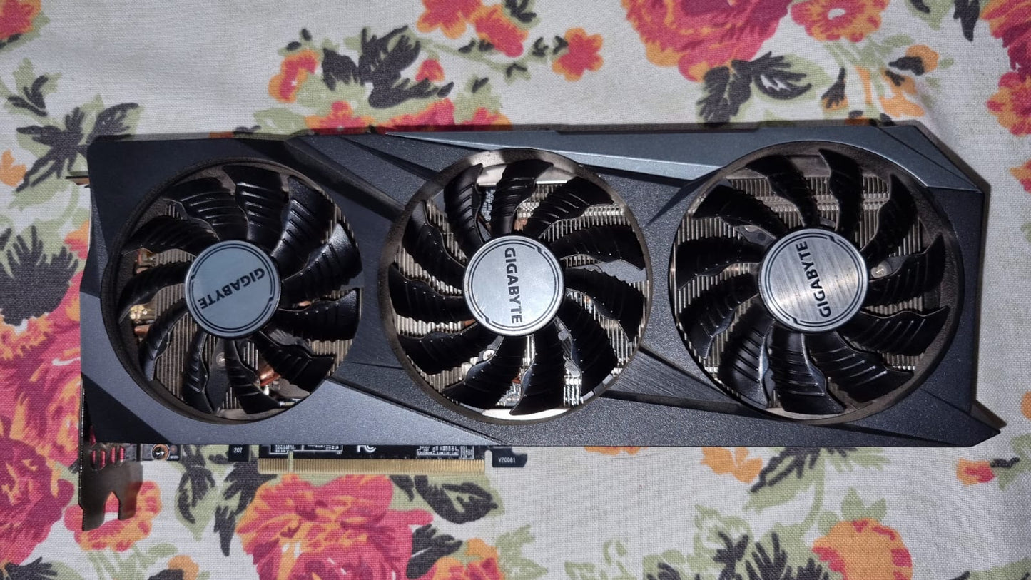 GIGABYTE RTX 3070 Gaming OC 3X WINDFORCE Fans 8GB Used GPU
