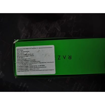 DeathAdder V3 Wired Gaming Mouse 59g Ultra Lightweight Used Mouse