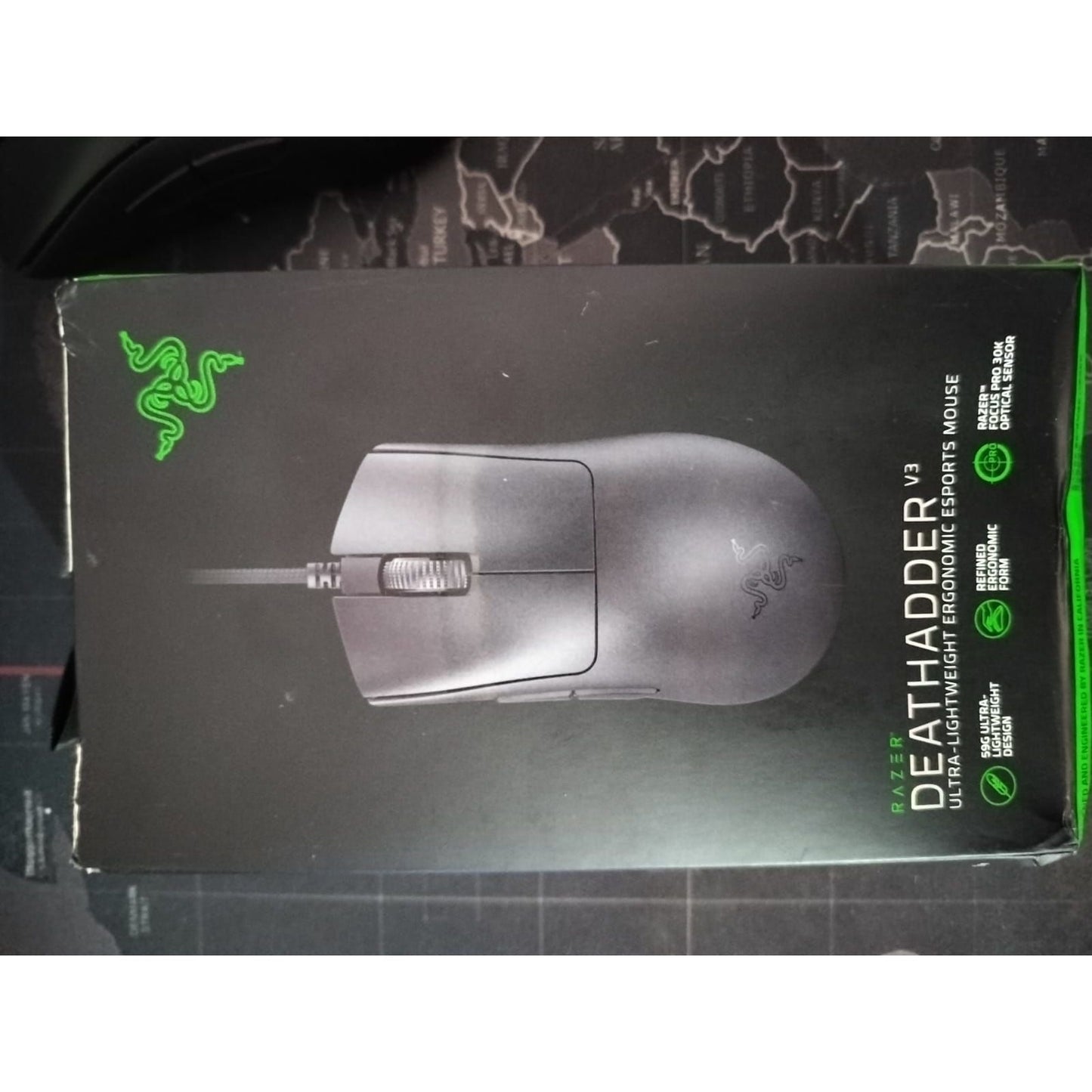 DeathAdder V3 Wired Gaming Mouse 59g Ultra Lightweight Used Mouse