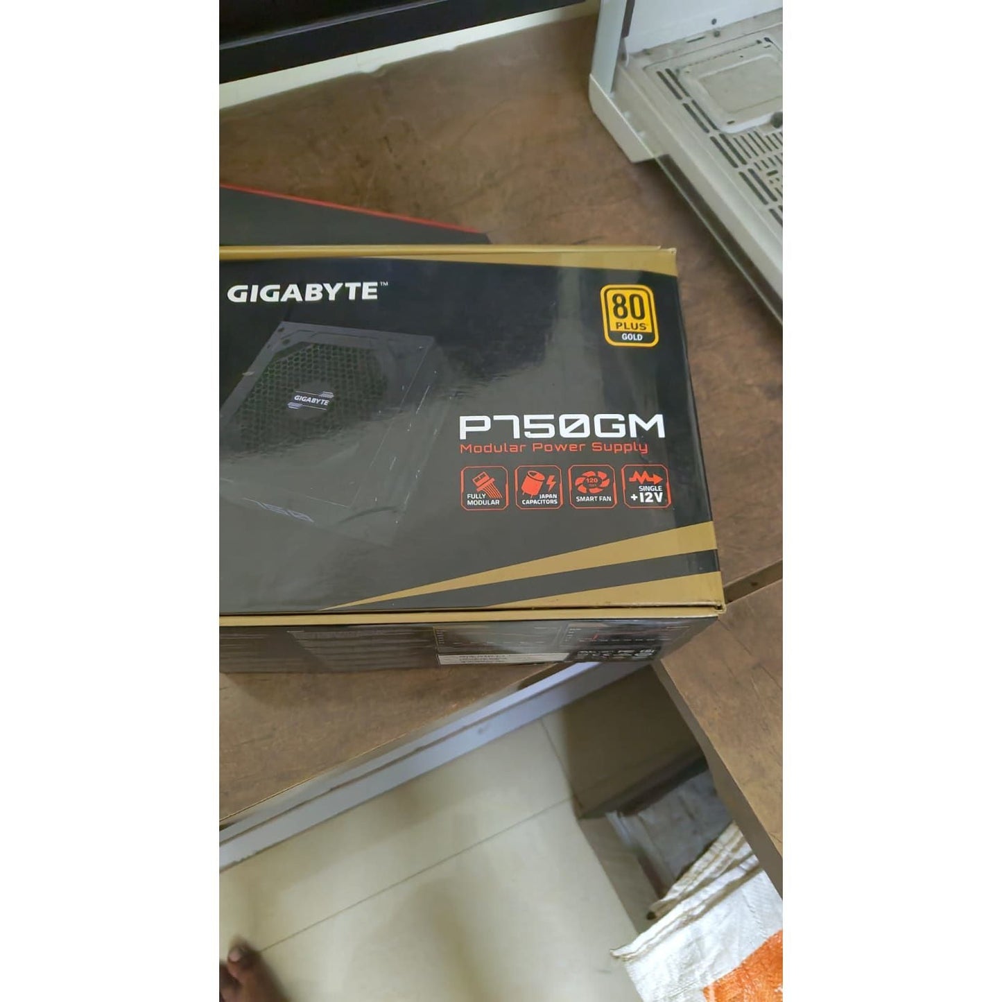 GIGABYTE P750GM 750 Watts 80 Plus GOLD Fully Modular Power Supply Used PSU