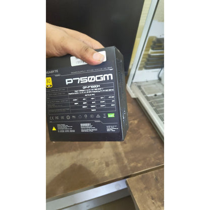 GIGABYTE P750GM 750 Watts 80 Plus GOLD Fully Modular Power Supply Used PSU