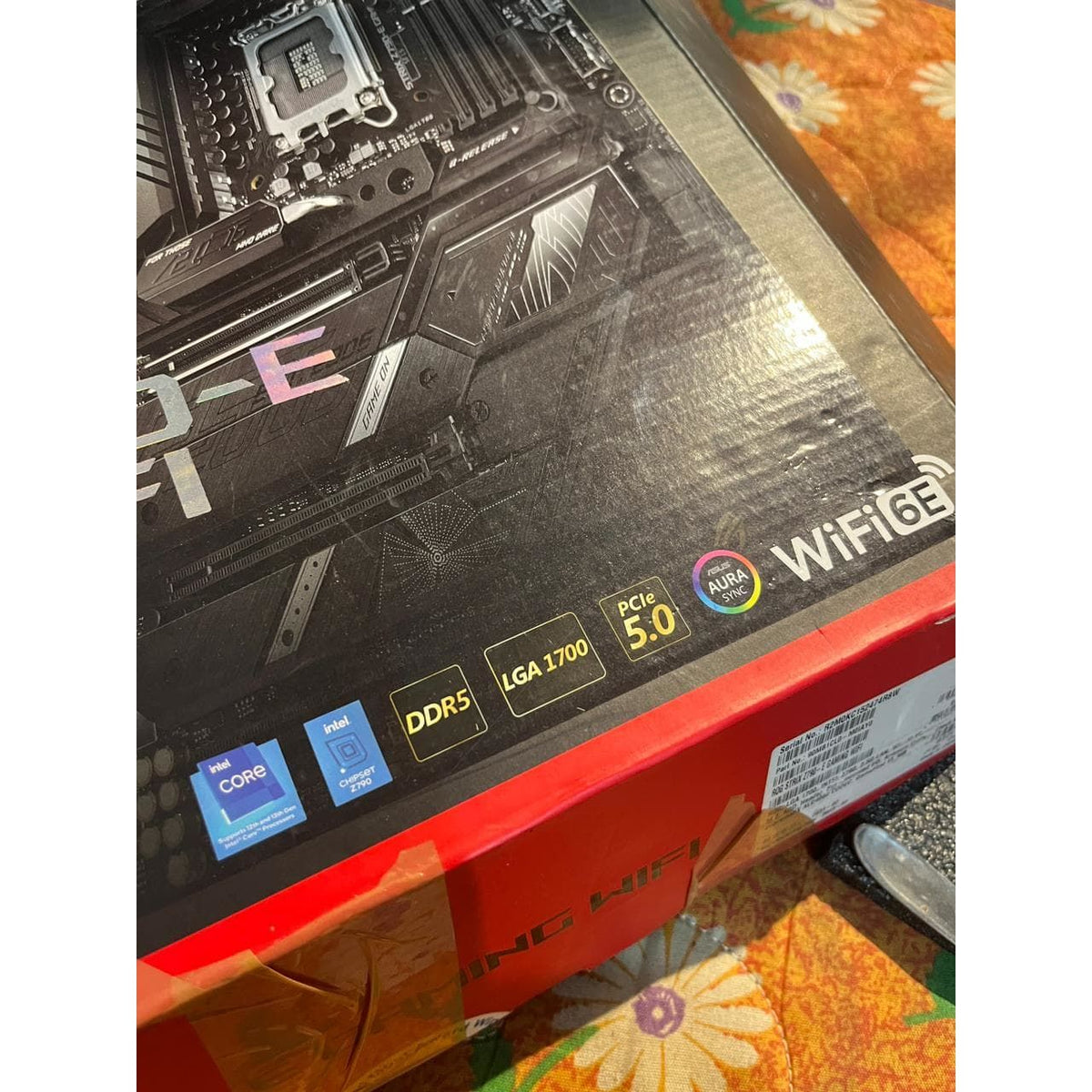 ASUS ROG Strix Z790-E Gaming WiFi LGA 1700 ATX with 18 + 1 Power Stages, DDR5, WiFi 6E, USB 3.2 Gen 2x2 Type-C, AI Overclocking, AI Cooling II, and Aura Sync RGB Lighting Used Motherboard - Computify.in