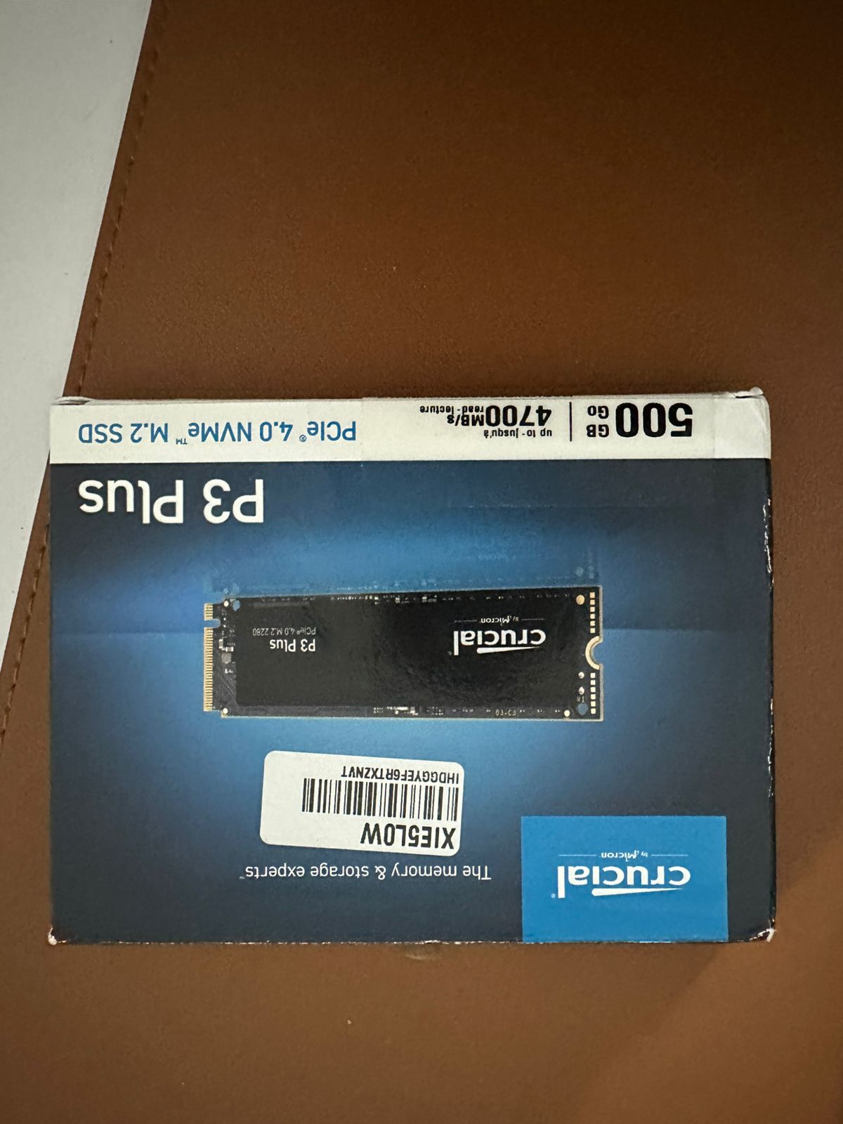 Crucial P3 Plus 500GB PCIe 4.0 3D NAND NVMe M.2 Used SSD