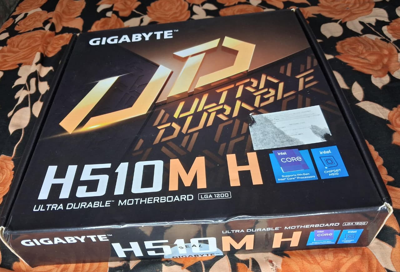 Gigabyte H510M H Ultra Durable DDR4 LGA1200 Micro ATX Used Motherboard