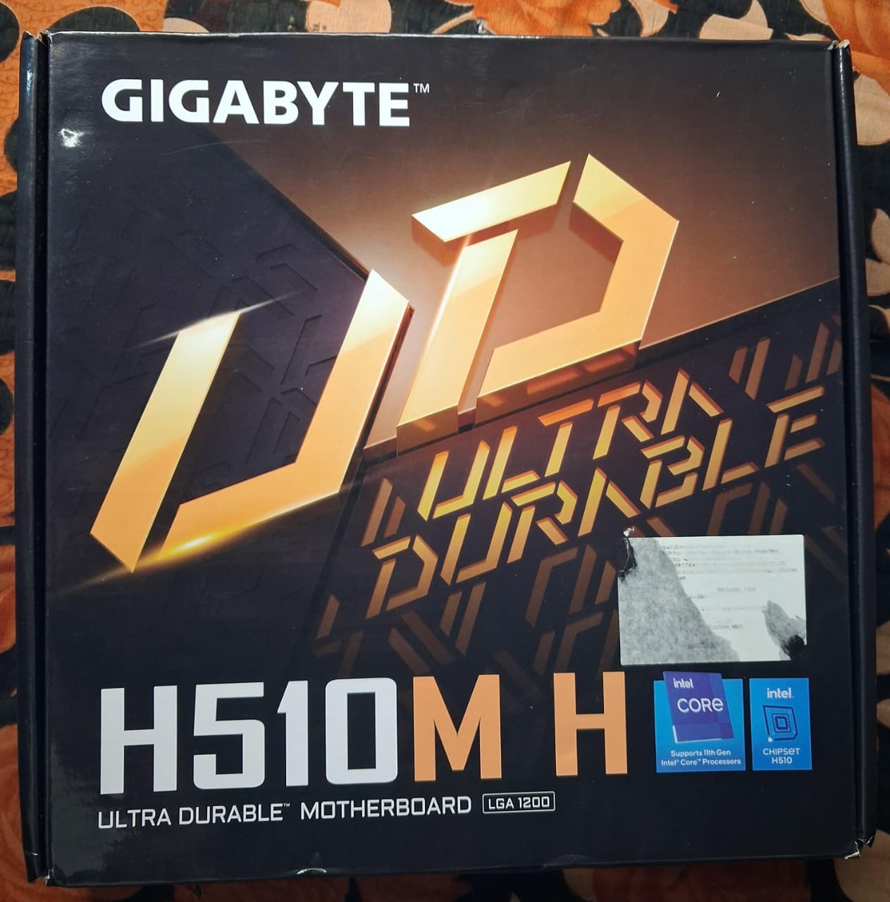 Gigabyte H510M H Ultra Durable DDR4 LGA1200 Micro ATX Used Motherboard