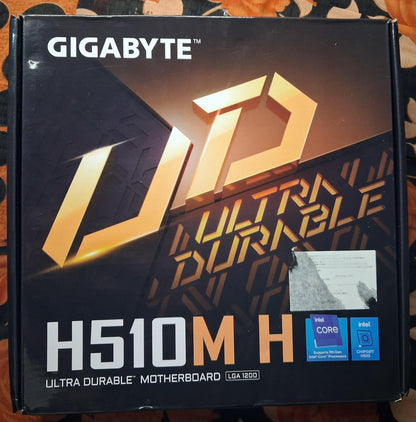 Gigabyte H510M H Ultra Durable DDR4 LGA1200 Micro ATX Used Motherboard