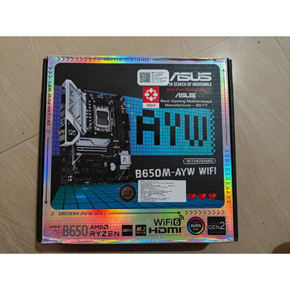 ASUS B650M-AYW WiFi mATX with DDR5, PCIe 5.0 M.2 Support Used Motherboard