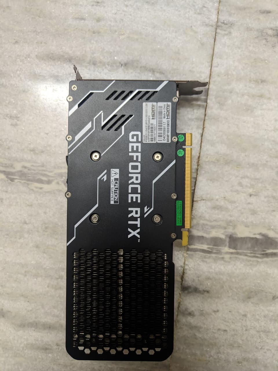GALAX RTX 3060ti (1-Click OC) Edition 8GB Used GPU